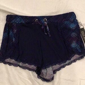 NWT Steve Madden Elastic Waist Sleep Shorts Size Small